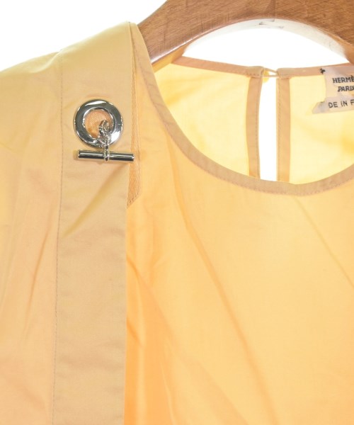 HERMES（エルメス）ブラウス 黄 サイズ:34(XXS位) レディース/2200637812054