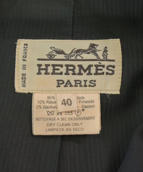 HERMES（エルメス）テーラードジャケット 黒 サイズ:40(M位) レディース/2200637964036