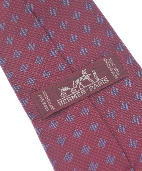 HERMES（エルメス）ネクタイ 赤 サイズ:- メンズ/2200622987279