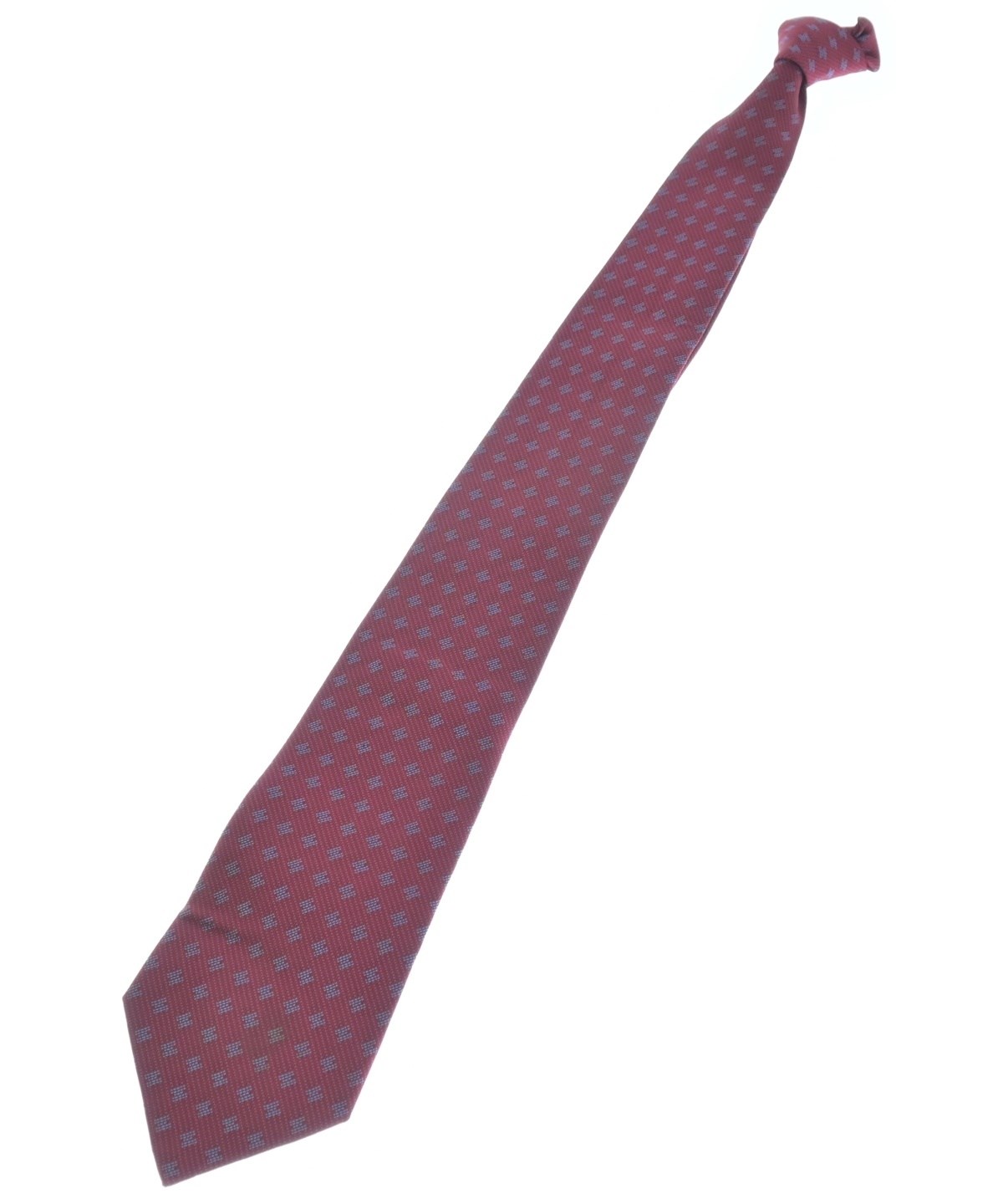 HERMES（エルメス）ネクタイ 赤 サイズ:- メンズ/2200622987279