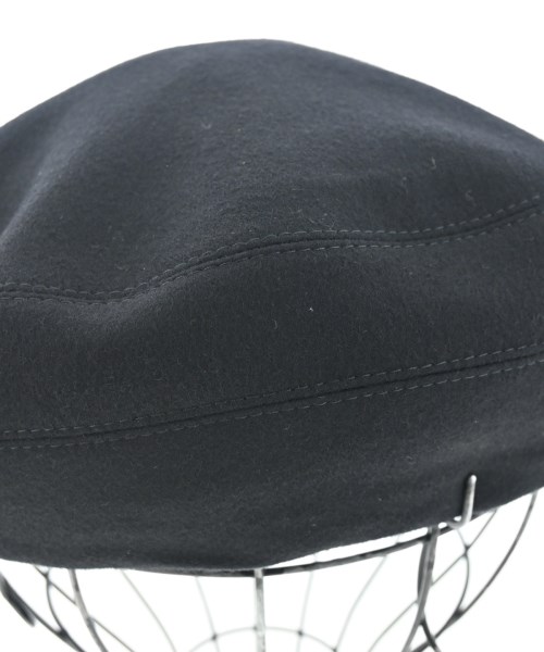 HERMES（エルメス）ハンチング・ベレー帽 黒 サイズ:57 レディース/2200638492057