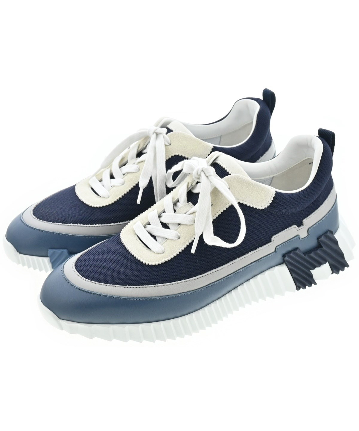 HERMES（エルメス）スニーカー 紺 サイズ:EU42(27cm位) メンズ