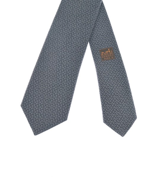 HERMES（エルメス）ネクタイ グレー サイズ:- メンズ/2200624233046