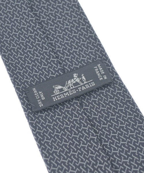 HERMES（エルメス）ネクタイ グレー サイズ:- メンズ/2200624233046