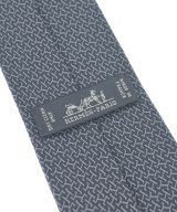 HERMES（エルメス）ネクタイ グレー サイズ:- メンズ/2200624233046