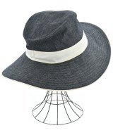 HERMES（エルメス）ハット 紺 サイズ:58 レディース/2200639053011