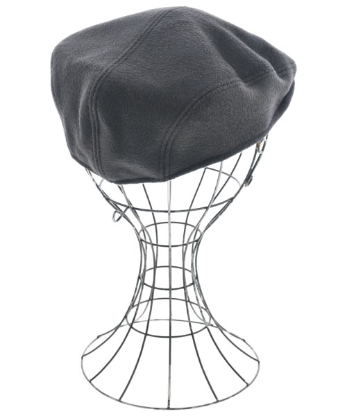 HERMES（エルメス）ハンチング・ベレー帽 黒 サイズ:55 レディース/2200639053059