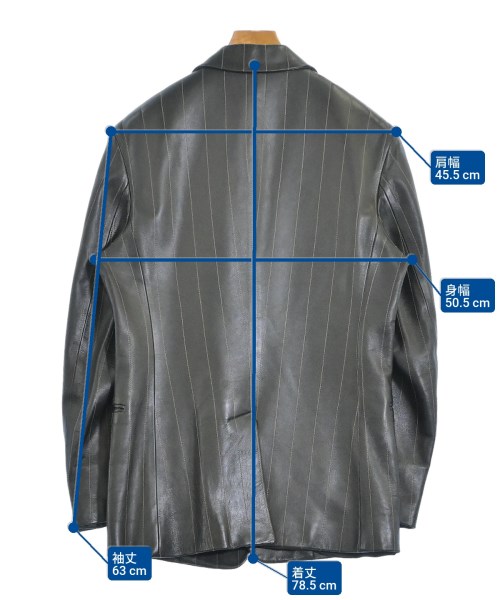 HERMES（エルメス）カジュアルジャケット 黒 サイズ:48(L位) メンズ/2200639145013