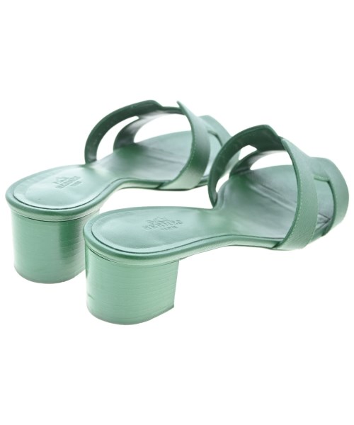 HERMES（エルメス）サンダル 緑 サイズ:EU37 1/2(24cm位) レディース/2200639574066