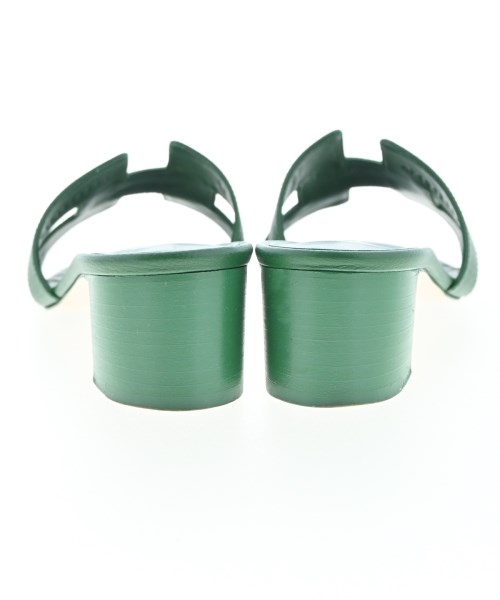 HERMES（エルメス）サンダル 緑 サイズ:EU37 1/2(24cm位) レディース/2200639574066