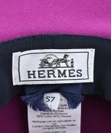 HERMES（エルメス）ハット 紫 サイズ:57cm レディース/2200639585024