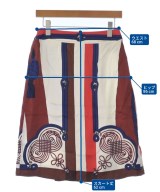 HERMES（エルメス）ひざ丈スカート 白 サイズ:36(XS位) レディース/2200639585130