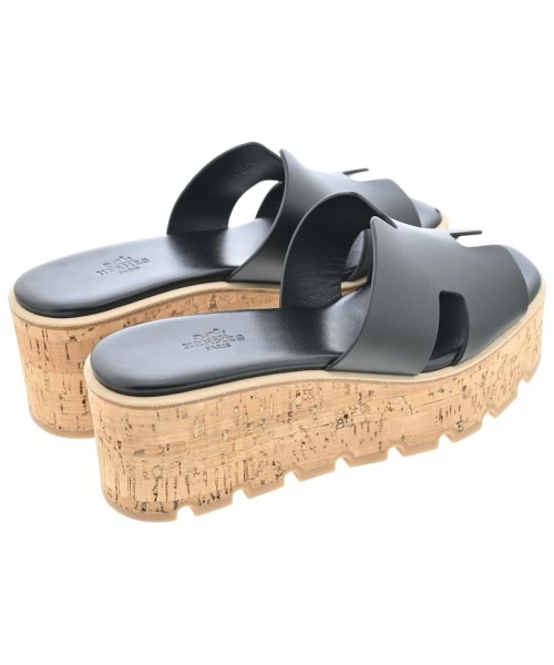 HERMES（エルメス）サンダル 黒 サイズ:EU37(23.5cm位) レディース/2200639691022