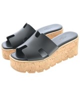 HERMES（エルメス）サンダル 黒 サイズ:EU37(23.5cm位) レディース/2200639691022