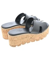 HERMES（エルメス）サンダル 黒 サイズ:EU37(23.5cm位) レディース/2200639691022