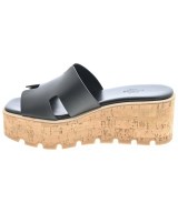 HERMES（エルメス）サンダル 黒 サイズ:EU37(23.5cm位) レディース/2200639691022