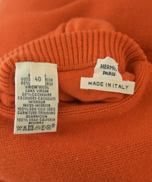 HERMES（エルメス）ブルゾン オレンジ サイズ:40(M位) レディース/2200639827018