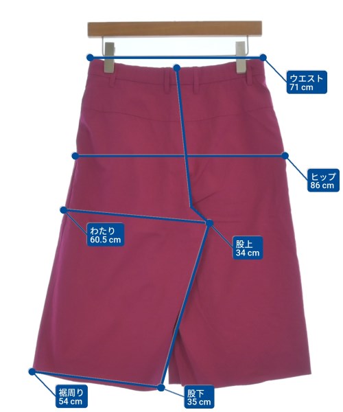 HERMES（エルメス）クロップドパンツ ピンク サイズ:36(XS位) レディース/2200640590048