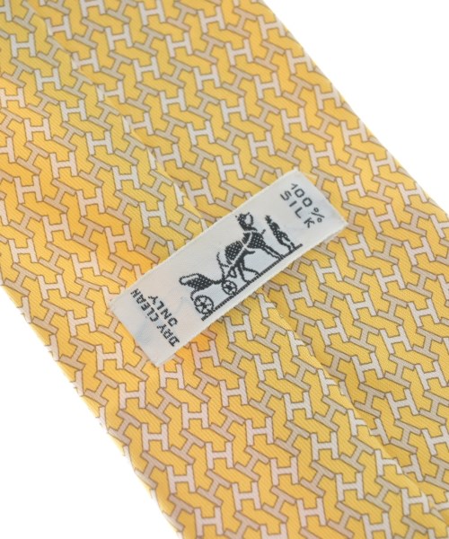 HERMES（エルメス）ネクタイ 黄 サイズ:- メンズ/2200640792237