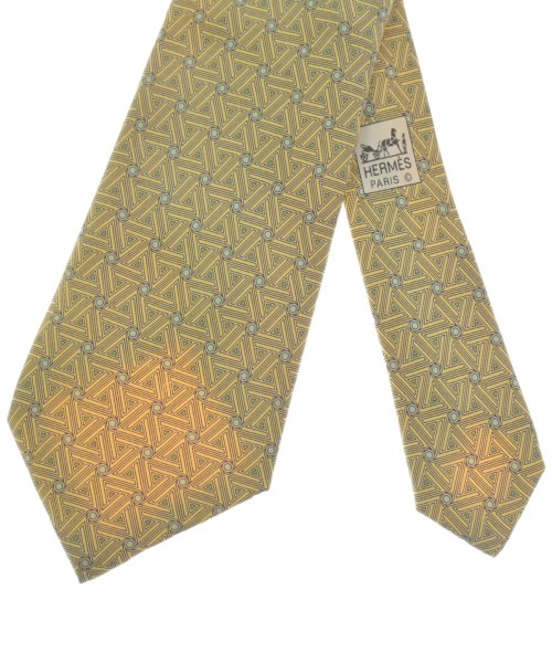 HERMES（エルメス）ネクタイ 黄 サイズ:- メンズ/2200640792268