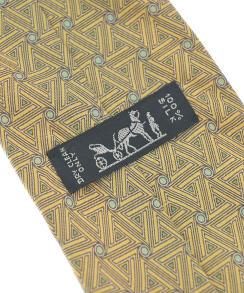 HERMES（エルメス）ネクタイ 黄 サイズ:- メンズ/2200640792268