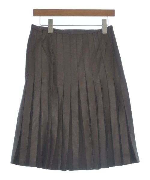 HERMES（エルメス）ロング・マキシ丈スカート 茶 サイズ:38(S位) レディース/2200640792343