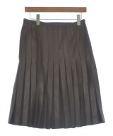 HERMES（エルメス）ロング・マキシ丈スカート 茶 サイズ:38(S位) レディース/2200640792343