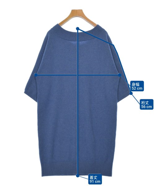 HERMES（エルメス）ワンピース 青 サイズ:38(S位) レディース/2200641186011