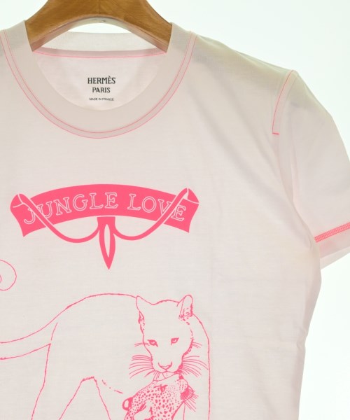 HERMES（エルメス）Tシャツ・カットソー ピンク サイズ:34(XXS位) レディース/2200641186035