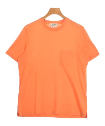 HERMES（エルメス）Tシャツ・カットソー オレンジ サイズ:M メンズ
