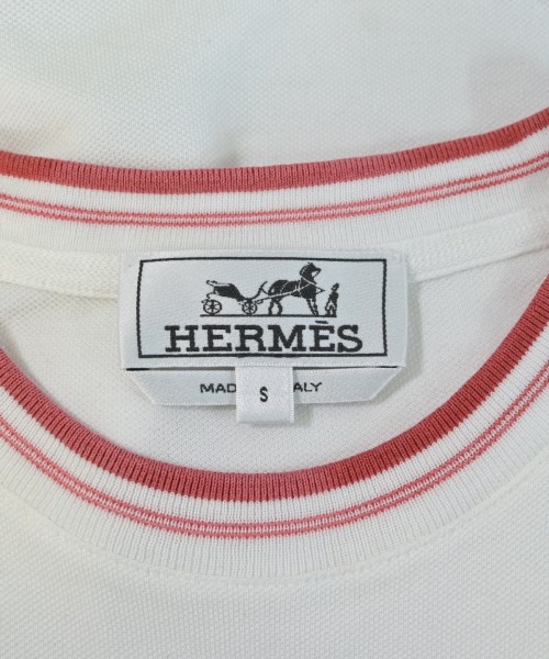 HERMES（エルメス）Tシャツ・カットソー 白 サイズ:S メンズ/2200641186080