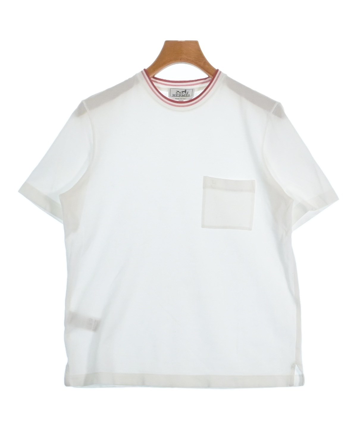 HERMES（エルメス）Tシャツ・カットソー 白 サイズ:S メンズ
