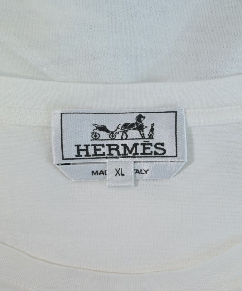 HERMES（エルメス）Tシャツ・カットソー 白 サイズ:XL メンズ/2200641186103