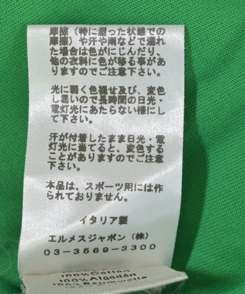 HERMES（エルメス）Tシャツ・カットソー 緑 サイズ:S メンズ/2200641186110
