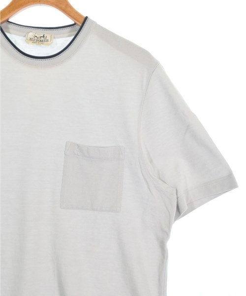 HERMES（エルメス）Tシャツ・カットソー グレー サイズ:L メンズ/2200641186134