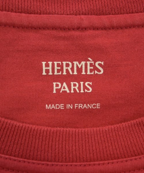 HERMES（エルメス）Tシャツ・カットソー 赤 サイズ:34(XXS位) レディース/2200641186141