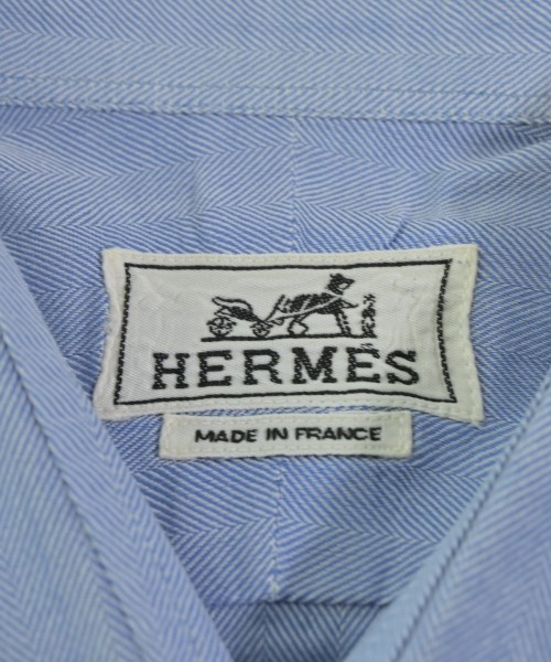HERMES（エルメス）ドレスシャツ 青 サイズ:41(XL位) メンズ/2200628672087