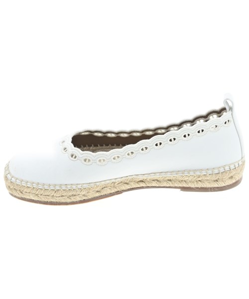 HERMES（エルメス）エスパドリーユ 白 サイズ:37(23.5cm位) レディース/2200640684624