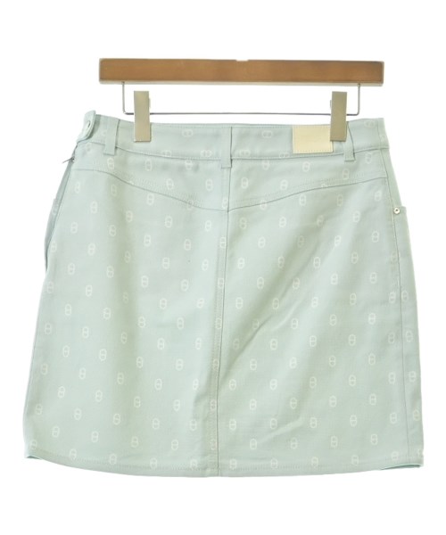 HERMES（エルメス）ひざ丈スカート 青 サイズ:40(M位) レディース/2200641825255