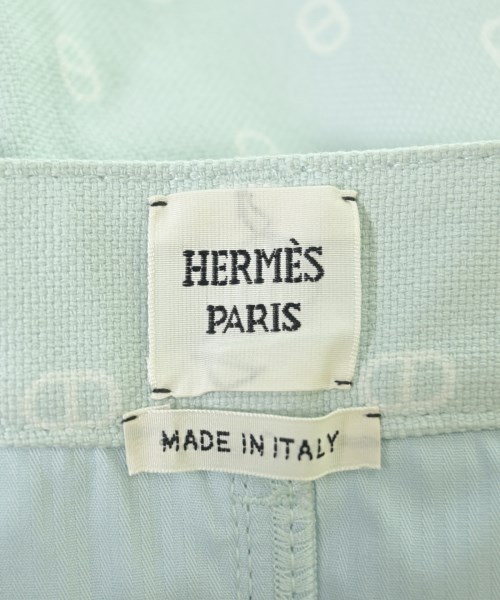 HERMES（エルメス）ひざ丈スカート 青 サイズ:40(M位) レディース/2200641825255