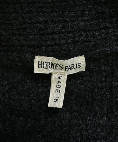 HERMES（エルメス）カーディガン 黒 サイズ:M レディース/2200642316035