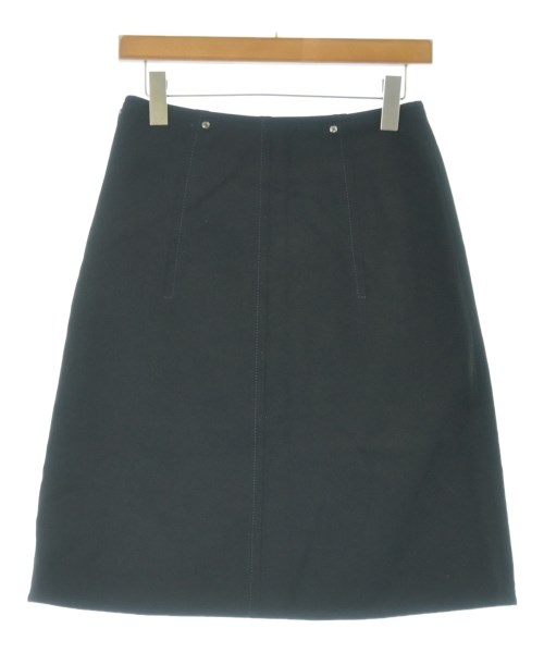 HERMES（エルメス）ひざ丈スカート 黒 サイズ:36(XS位) レディース/2200642491077