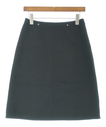 HERMES（エルメス）ひざ丈スカート 黒 サイズ:36(XS位) レディース