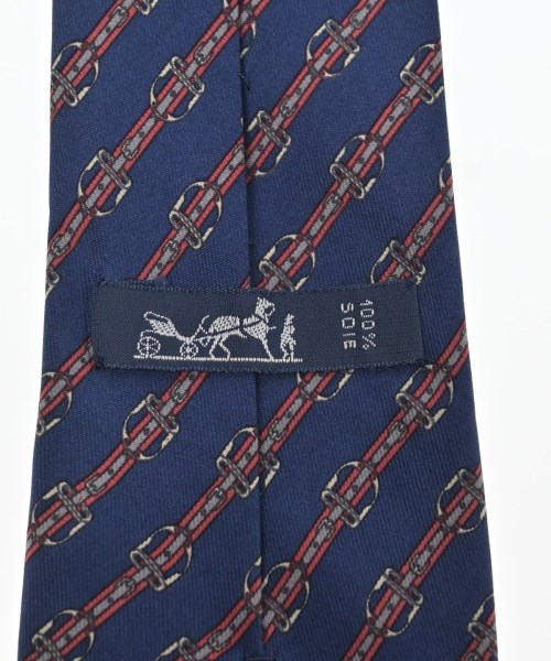 HERMES（エルメス）ネクタイ 紺 サイズ:- メンズ/2200631333135