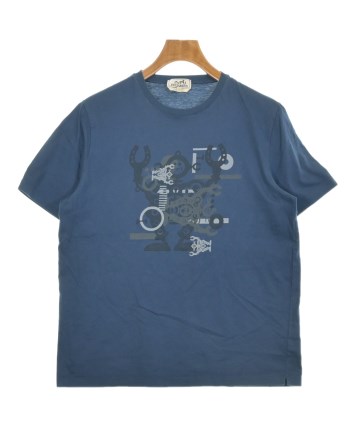 HERMES（エルメス）Tシャツ・カットソー 紺 サイズ:L メンズ