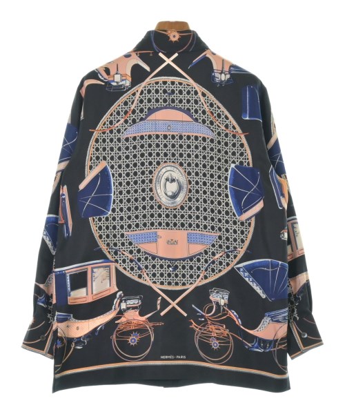 HERMES（エルメス）カジュアルシャツ 黒 サイズ:38(S位) レディース/2200643488021