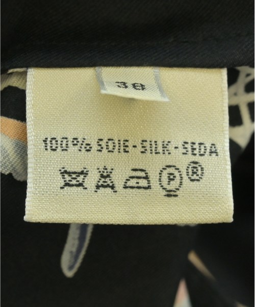 HERMES（エルメス）カジュアルシャツ 黒 サイズ:38(S位) レディース/2200643488021