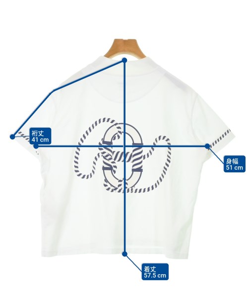 HERMES（エルメス）Tシャツ・カットソー 白 サイズ:36(S位) レディース/2200643727045