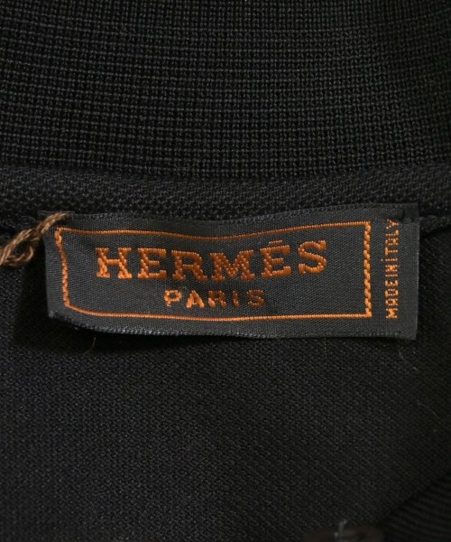 HERMES（エルメス）ポロシャツ 黒 サイズ:XS レディース/2200643727052