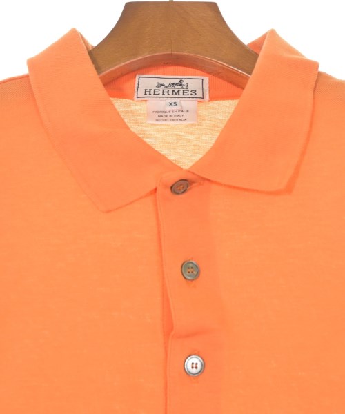 HERMES（エルメス）ポロシャツ オレンジ サイズ:XS メンズ/2200643727069